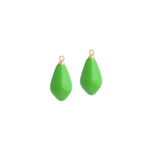 Load image into Gallery viewer, Green Enamel Papaya Charm Pendant,Sku#LK1236