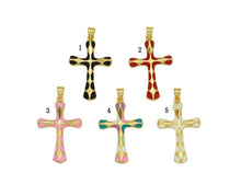 Load image into Gallery viewer, Enamel Cross Pendant, Sku#JL100