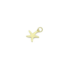 Load image into Gallery viewer, Gold Starfish Charm Pendant, Sku#LD694