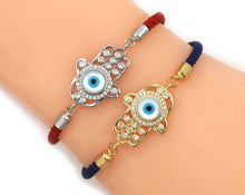 Load image into Gallery viewer, CZ Hamsa Hand Connector, Sku#M407