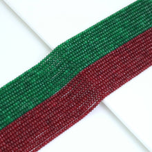Load image into Gallery viewer, 2x3mm/2x4mm Fine Cut Rondelle Jade Beads, Sku#U2014
