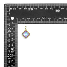 Load image into Gallery viewer, Colorful Cyrstal Gold Flower Charm Pendant,Sku#FH245