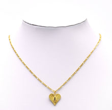 Load image into Gallery viewer, Colorful Rectangle On Heart Charm, Sku#F1474C