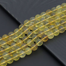 Load image into Gallery viewer, Genuine High Quality Yellow Fluorite Round Smooth Beads, 8mm/10mm, Sku#U1599