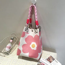 Load image into Gallery viewer, Women's Knitted Tote Bag - Large Capacity Magnetic Closure Bucket Bag