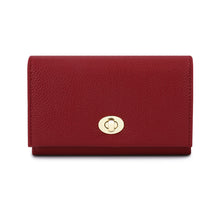 Load image into Gallery viewer, Women's PU Leather Wallet with Lock Closure | Influencer Style | Sarah Express