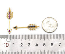 Load image into Gallery viewer, CZ Arrow Charm, Sku#LX15