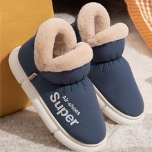 Load image into Gallery viewer, Unisex Plush Fleece High-Back Heel Slippers | Warm Breathable House Shoes