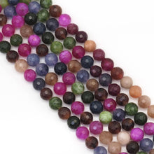 Load image into Gallery viewer, Multicolor Jade Round Micro Cut Beads, Sku#U1648