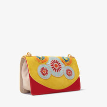 Load image into Gallery viewer, The Parama Yellow Leather Handbag