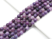 Load image into Gallery viewer, Genuine Shugilite Round Smooth Beads,Sku#U1388