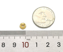 Load image into Gallery viewer, CZ Roundelle Gold Silver Spacer, Sku#B342