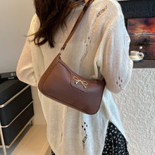 Load image into Gallery viewer, Women's Bow-Tie Western Underarm Bag - PU Leather Shoulder Bag