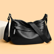 Load image into Gallery viewer, Women's Top-Grain Genuine Leather Crossbody Bag – Large Capacity Minimalist Shoulder Bag