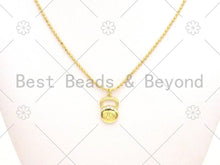 Load image into Gallery viewer, Kettlebell Shape Pendant/Charm,Gold/Silver 10KG Kettlebell Charm, Sku#L578