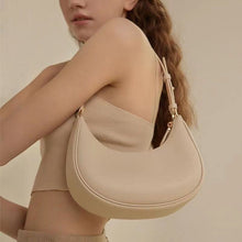 Load image into Gallery viewer, Women's Summer Baguette Shoulder Bag - Trendy Dumpling Style Tote with Adjustable Strap