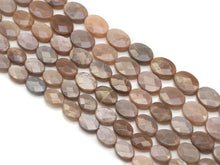 Load image into Gallery viewer, Natural Quality Faceted Oval Peach Moonstone Beads, SKu#HY6