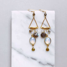 Load image into Gallery viewer, Rainbow Chandie Earrings