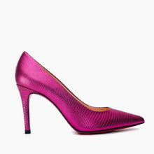 Load image into Gallery viewer, The Maple Fuchsia Leather Pump Fuchsia Sole Women Shoe