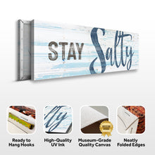 Load image into Gallery viewer, Stay Salty Coastal Sign IX