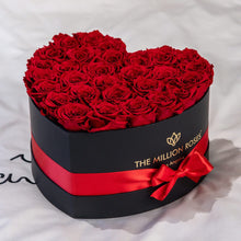 Load image into Gallery viewer, Heart Black Box | Red Roses