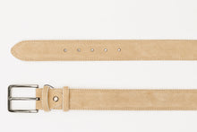 Load image into Gallery viewer, The Bari Beige Leather Belt