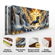 Load image into Gallery viewer, 3D Horse Faith Wall Art III