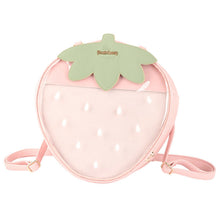 Load image into Gallery viewer, Strawberry Transparent Shoulder Bag | Soft-girl Lolita Tote | Red &amp; Pink
