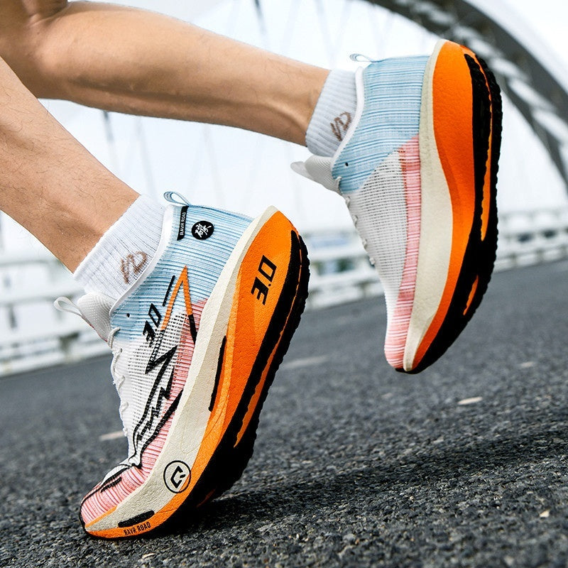 Premium Carbon-Plate Marathon Running Sneakers - Professional Athletic Footwear