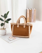 Load image into Gallery viewer, Plush Crossbody Tote Bag
