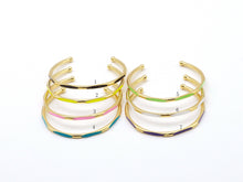 Load image into Gallery viewer, Colorful Enamel Thin Bangle Bracelet, O71