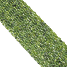 Load image into Gallery viewer, Genuine Canadian Jade Faceted Rondelle Beads, Sku#U1682