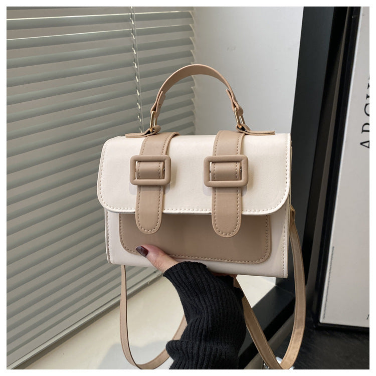 Trendy Small Square Underarm Crossbody Bag for Women - PU Leather Streetwear Shoulder Bag