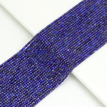 Load image into Gallery viewer, 2.5mm Faceted Cube Genuine Lapis Beads, Sku#U1925