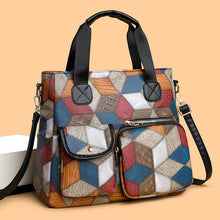 Load image into Gallery viewer, Retro Washed Leather Biker Crossbody Bag