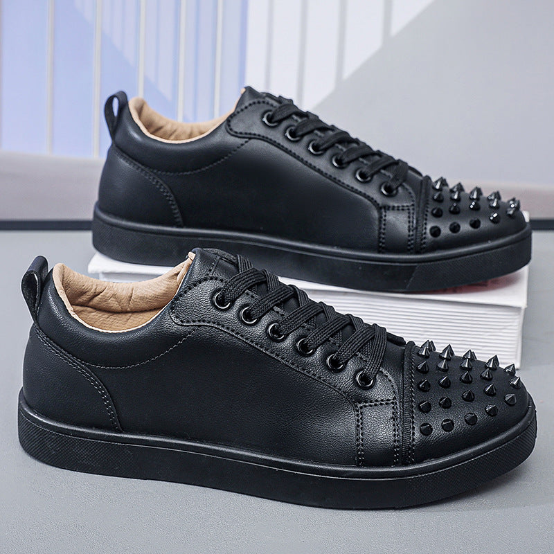 Men's Casual Sneakers - Stylish Low-Top Lace-Up Shoes for Spring & Summer