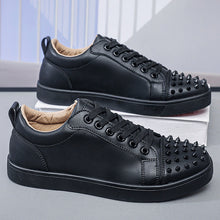 Load image into Gallery viewer, Men's Casual Sneakers - Stylish Low-Top Lace-Up Shoes for Spring &amp; Summer