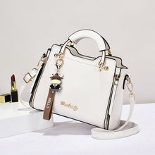 Load image into Gallery viewer, Women's PU Leather Crossbody Bag – Urban Minimalist Shoulder Bag with Zipper Pocket