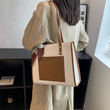 Load image into Gallery viewer, Women's Large Capacity PU Leather Shoulder Bag - Commuter Handbag with Double Straps