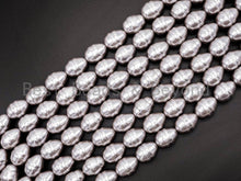 Load image into Gallery viewer, Gray Natural Mother of Pearl Large Baroque shape beads,17x23