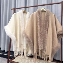 Load image into Gallery viewer, Women's Flow Su Spun Wool Cashmere Double-sided Woolen Cloak
