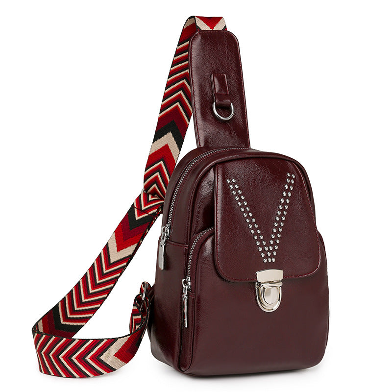 Women's Soft Leather Crossbody Shoulder Bag - Casual All-Match PU Leather Handbag