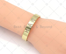 Load image into Gallery viewer, CZ Mirco Pave MAMA Word Open Cuff Bracelet, 18K Gold Filled