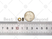 Load image into Gallery viewer, Gold Filled Colorful Enamel Drum Spacer Enamel Bead, Enamel Spacer Tube, Colorful Spacer Beads, 7x7x3mm,sku#G428