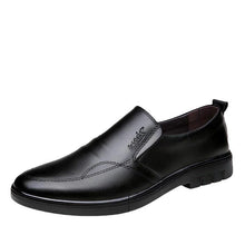 Load image into Gallery viewer, Men's Breathable Slip-On Business Casual Leather Shoes