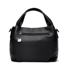 Load image into Gallery viewer, Women's High-Capacity Lychee Texture Tote Bag – Composite Cowhide Shoulder Bag
