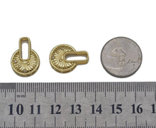 Load image into Gallery viewer, CZ Round Lock with Star Charm, Sku#LK635