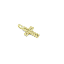 Load image into Gallery viewer, Baguette CZ Pave Cross Charm Pendant, Sku#LX536