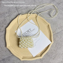Load image into Gallery viewer, Handwoven Pearl Crossbody Bag