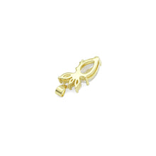 Load image into Gallery viewer, Big Crystal Flower Drop Charm, Sku#LK925